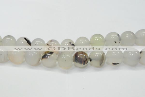 CAG6764 15 inches 14mm round Montana agate beads wholesale