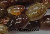 CAG700 15.5 inches 18*25mm rice dragon veins agate beads wholesale