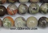 CAG7004 15.5 inches 12mm round ocean agate gemstone beads