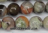 CAG7005 15.5 inches 14mm round ocean agate gemstone beads