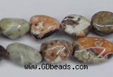 CAG7020 15.5 inches 10*12mm - 12*14mm nuggets ocean agate beads