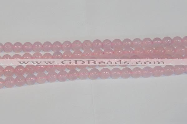 CAG7152 15.5 inches 10mm round pink agate gemstone beads