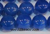 CAG7163 15.5 inches 14mm round blue agate gemstone beads