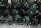 CAG7322 15.5 inches 8mm round dragon veins agate beads wholesale