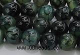 CAG7323 15.5 inches 10mm round dragon veins agate beads wholesale