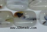 CAG7422 15.5 inches 15*20mm rectangle Montana agate beads