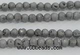 CAG7442 15.5 inches 4mm round plated druzy agate beads wholesale