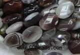 CAG756 15.5 inches 10*14mm faceted oval botswana agate beads