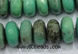 CAG7889 15.5 inches 12*16mm faceted rondelle grass agate beads