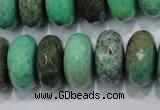 CAG7891 15.5 inches 15*20mm faceted rondelle grass agate beads