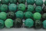 CAG7905 15.5 inches 8mm round grass agate beads wholesale