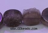 CAG8435 15.5 inches 20mm coin grey druzy agate gemstone beads