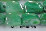 CAG8505 15.5 inches 15*20mm - 18*25mm freeform dragon veins agate beads