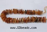 CAG8562 6*22mm - 10*26mm tyre dragon veins agate beads wholesale