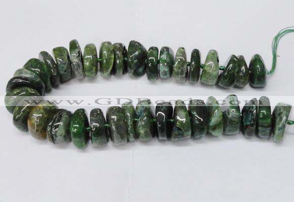 CAG8564 6*22mm - 10*26mm tyre dragon veins agate beads wholesale