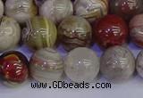 CAG9114 15.5 inches 12mm round Mexican crazy lace agate beads