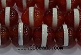 CAG9143 15.5 inches 12mm round tibetan agate beads wholesale