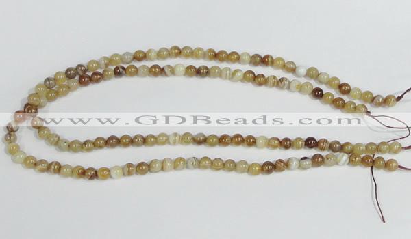 CAG936 16 inches 6mm round madagascar agate gemstone beads