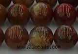 CAG9394 15.5 inches 12mm round red moss agate beads wholesale