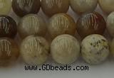 CAG9403 15.5 inches 10mm round ocean fossil agate beads wholesale