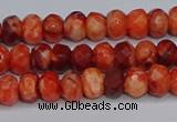 CAG9571 15.5 inches 4*6mm faceted rondelle crazy lace agate beads