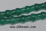 CAG959 15.5 inches 9*11mm vase-shaped green agate gemstone beads