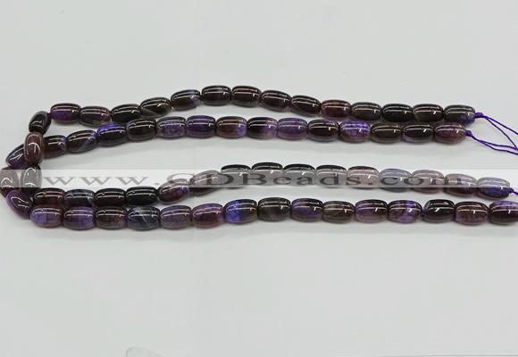 CAG9622 15.5 inches 8*12mm drum dragon veins agate beads wholesale