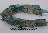 CAG9697 15.5 inches 30*45mm - 35*50mm rectangle ocean agate beads