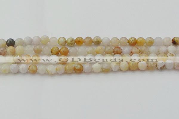 CAG9711 15.5 inches 6mm round colorful agate beads wholesale