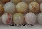 CAG9721 15.5 inches 10mm faceted round colorful agate beads wholesale