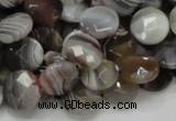 CAG979 15.5 inches 20mm faceted coin botswana agate beads wholesale