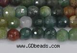 CAG9831 15.5 inches 6mm faceted round Indian agate beads