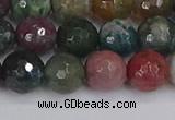 CAG9832 15.5 inches 8mm faceted round Indian agate beads