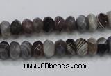 CAG988 15.5 inches 5*8mm faceted rondelle botswana agate beads