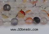 CAG9889 15.5 inches 4mm faceted round dendritic agate beads