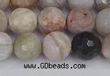 CAG9898 15.5 inches 8mm faceted round parrel dendrite agate beads