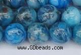 CAG9935 15.5 inches 12mm round blue crazy lace agate beads