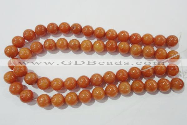 CAJ355 15.5 inches 14mm round red aventurine beads wholesale