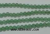 CAJ400 15.5 inches 4mm round green aventurine beads wholesale