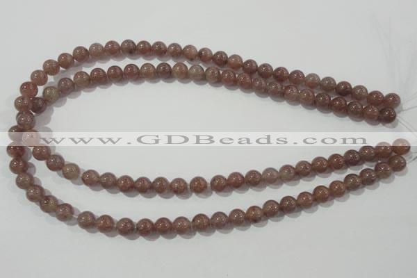 CAJ453 15.5 inches 8mm round purple aventurine beads wholesale