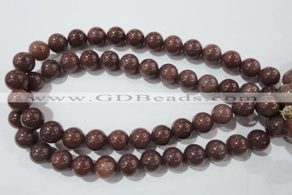 CAJ455 15.5 inches 12mm round purple aventurine beads wholesale