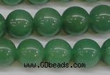 CAJ605 15.5 inches 14mm round A grade green aventurine beads