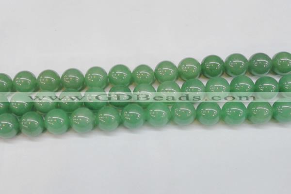 CAJ617 15.5 inches 18mm round AA grade green aventurine beads