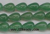 CAJ632 15.5 inches 10*14mm teardrop green aventurine beads