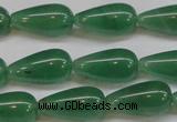 CAJ634 15.5 inches 10*20mm teardrop green aventurine beads