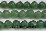 CAJ669 15.5 inches 7*7mm cube green aventurine beads