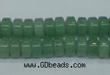 CAJ68 15.5 inches 5*10mm tyre green aventurine beads wholesale