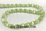 CALC42 15 inches 8*12mm drum calcite gemstone beads