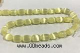 CALC43 15 inches 8*12mm drum calcite gemstone beads