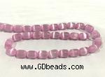 CALC48 15 inches 8*12mm drum calcite gemstone beads